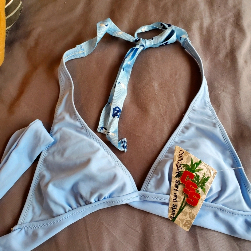 College Sport and Surf bikini top NWT